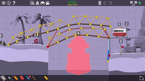  Poly Bridge！橋を設計して物理法則を操り、乗り越えろ！